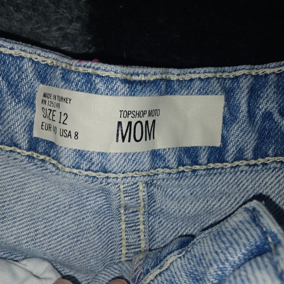 TOP SHOP high waisted mom shorts - Picture 6 of 8